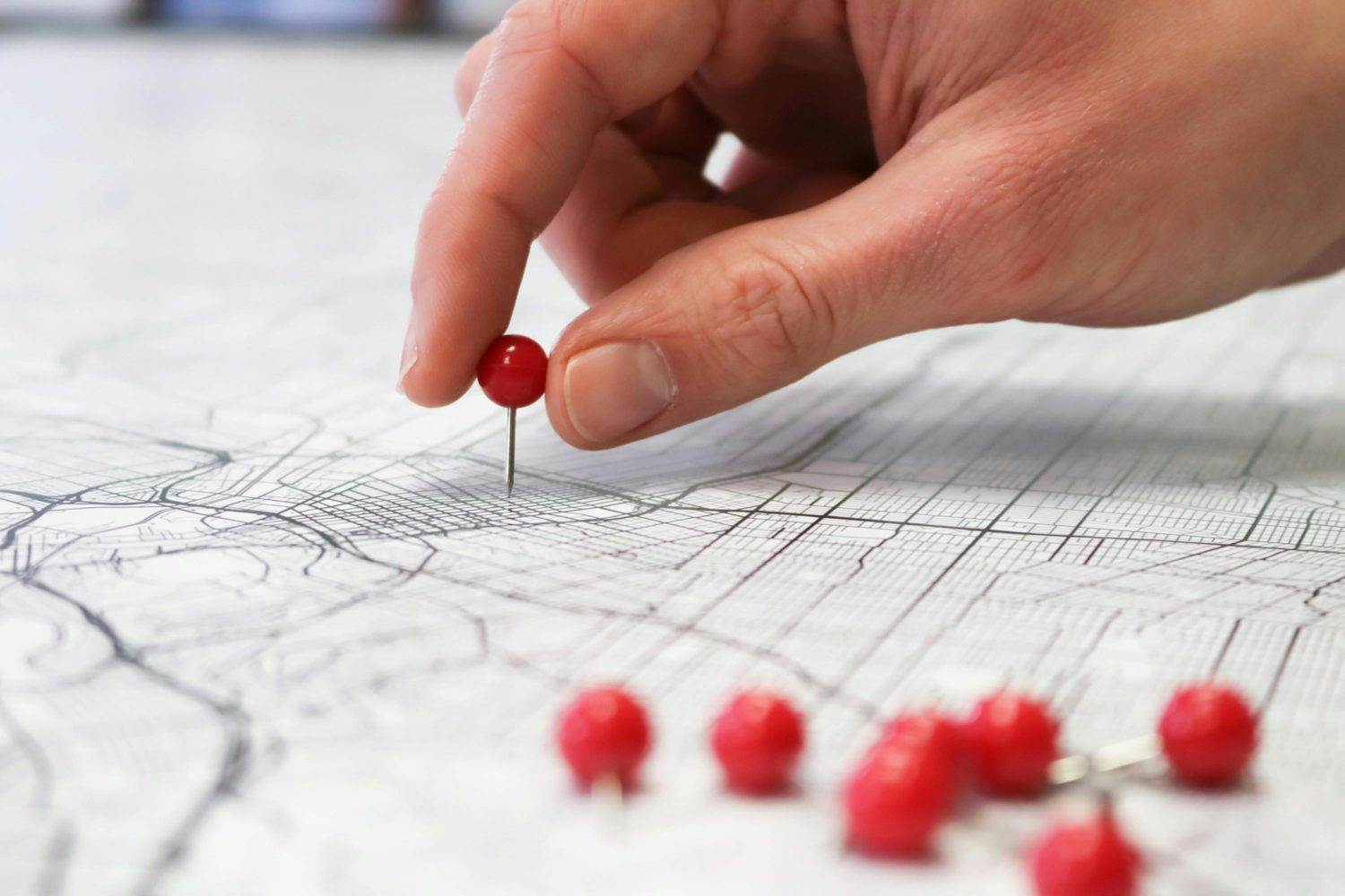 Planning on a map
